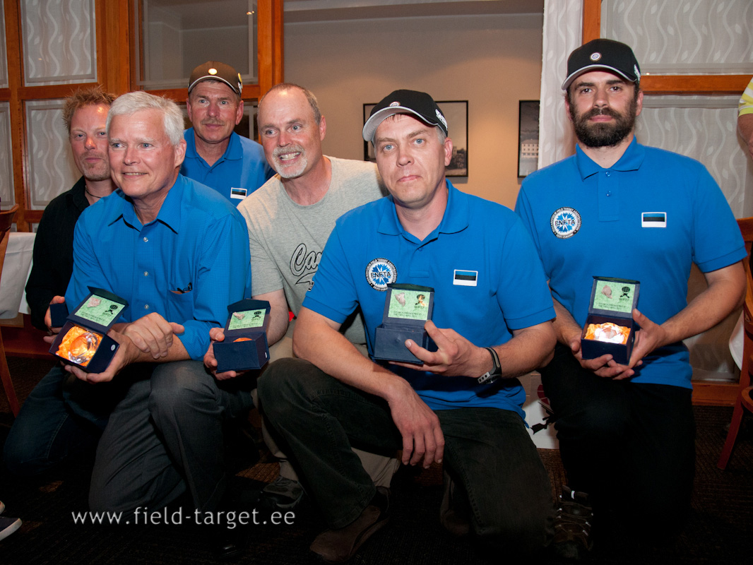 Worlds 2012 Springer Category 4th -10. place Mens - Tom Overland, Keith Knoblauch, Ylo Lesta, George Harde, Meelis Kurvits, Elmet Orasson, Andy Kays